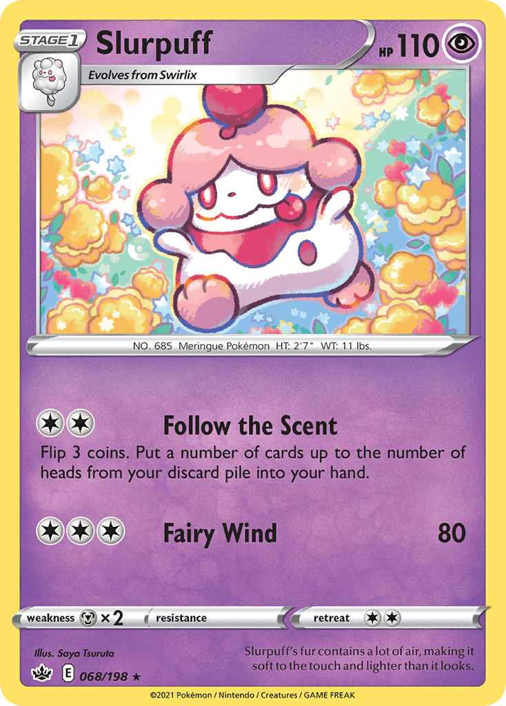 Slurpuff Pokémon card