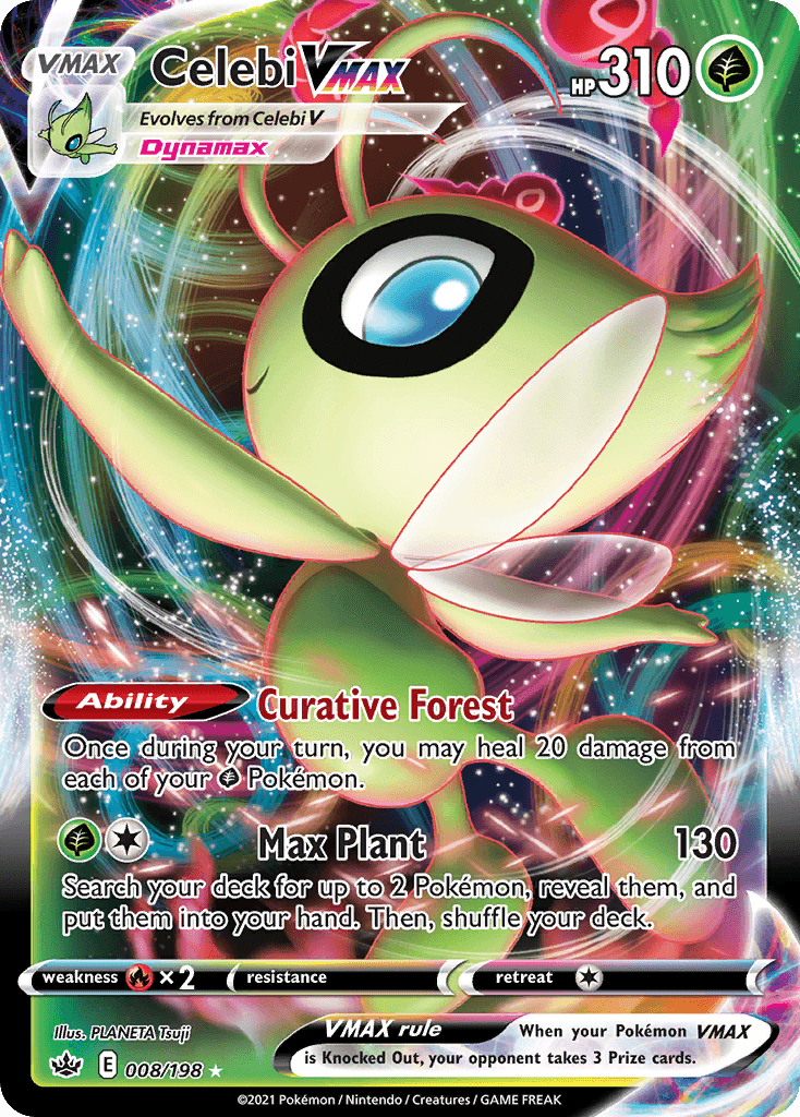 Celebi VMAX from Chilling Reign