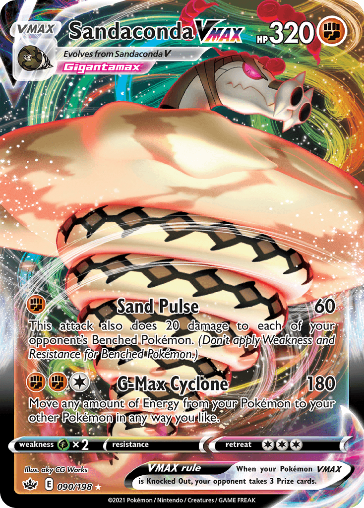 Sandaconda VMAX Pokémon card