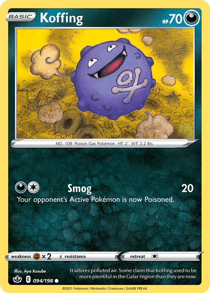 Koffing Pokémon card