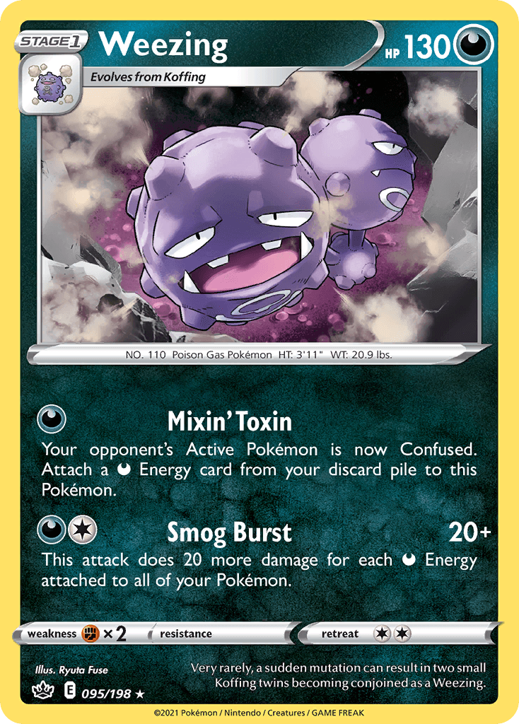 Weezing Pokémon card