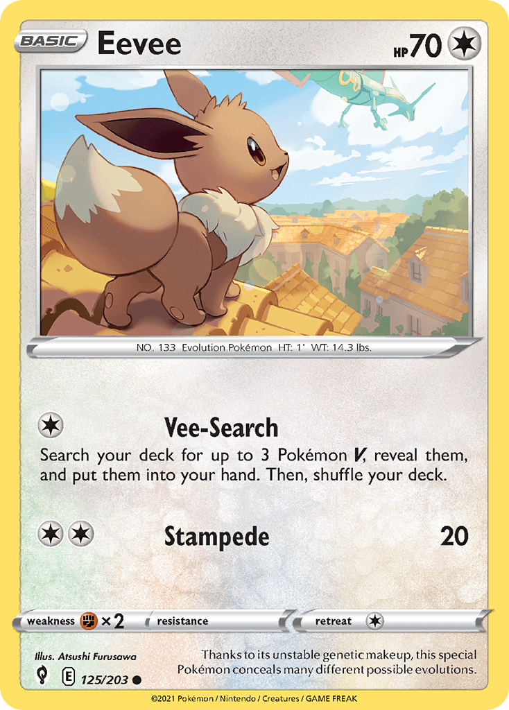 Eevee illustrated by Atsushi Furusawa