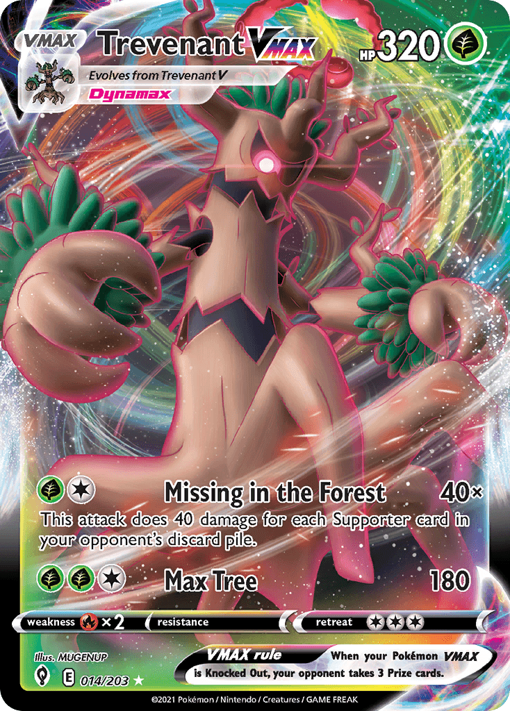 Trevenant VMAX Pokémon card