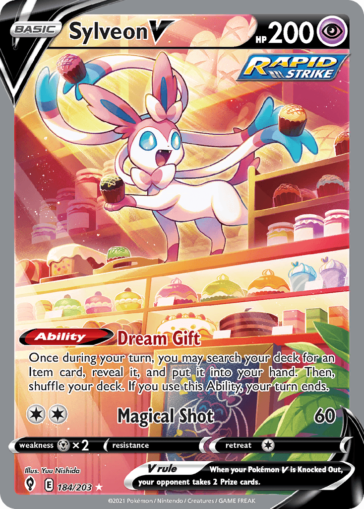 Sylveon V from Evolving Skies