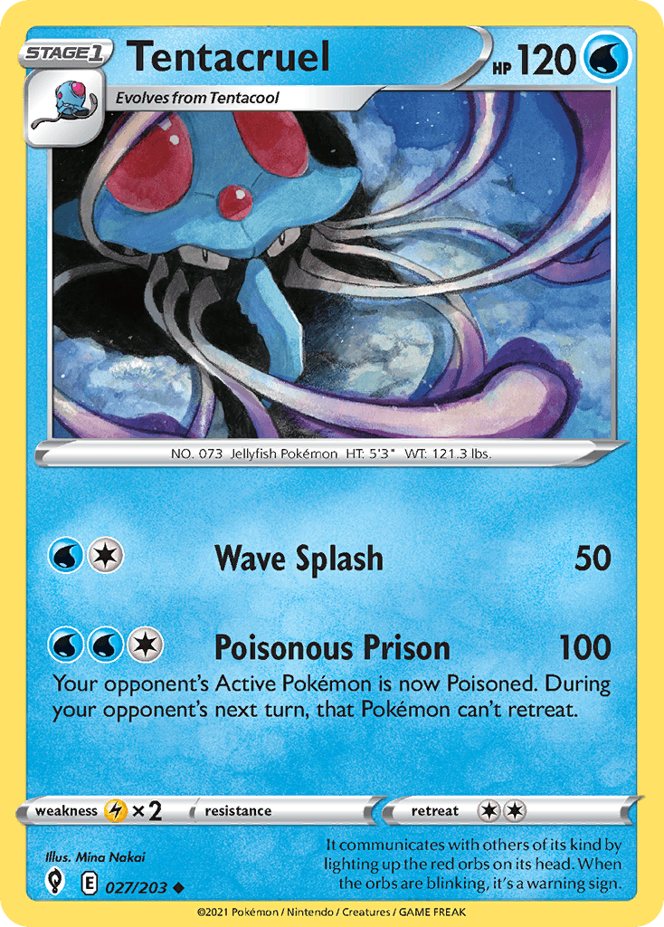 Tentacruel Pokémon card