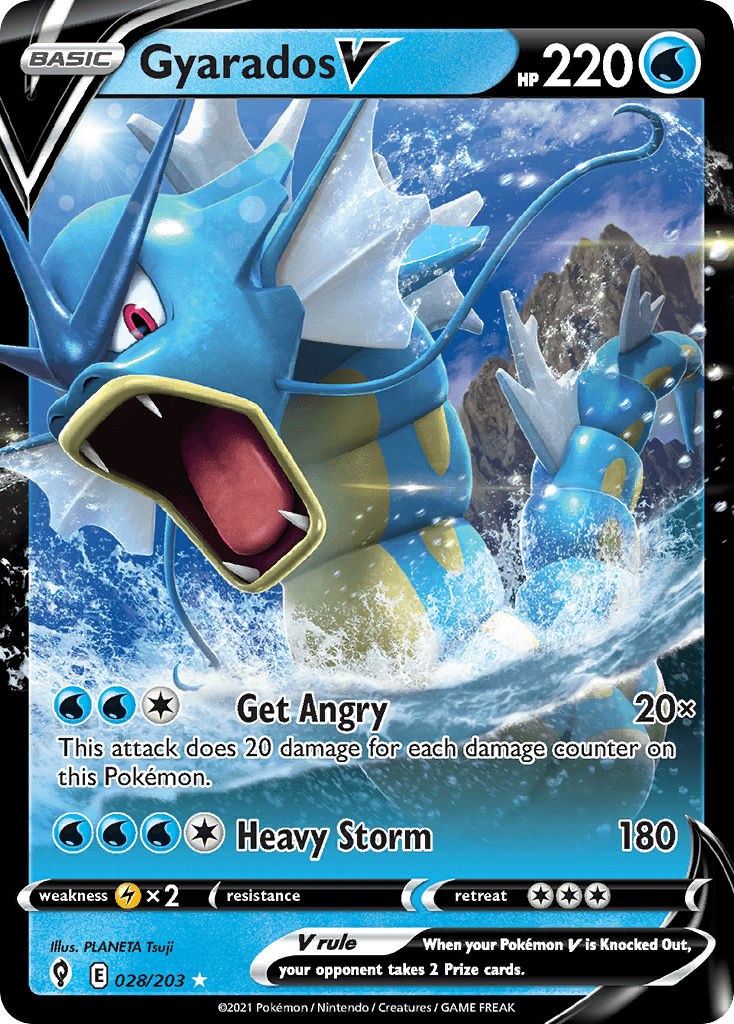 Gyarados V from Evolving Skies