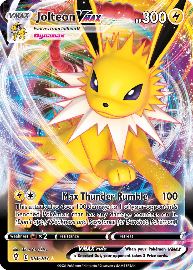 Jolteon VMAX from Evolving Skies