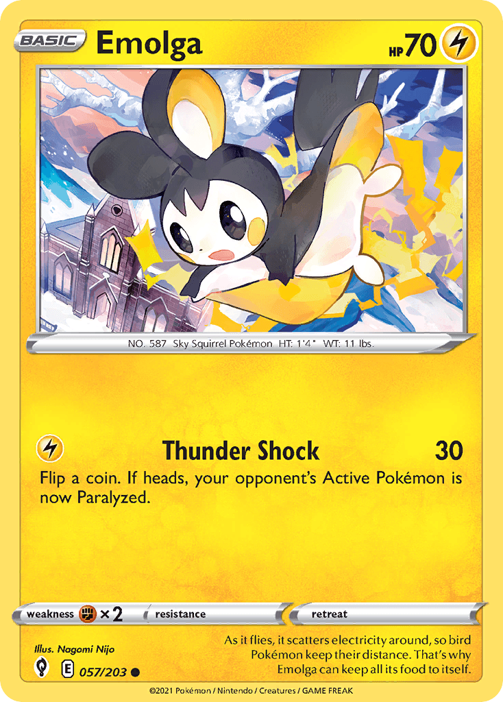 Emolga Pokémon card