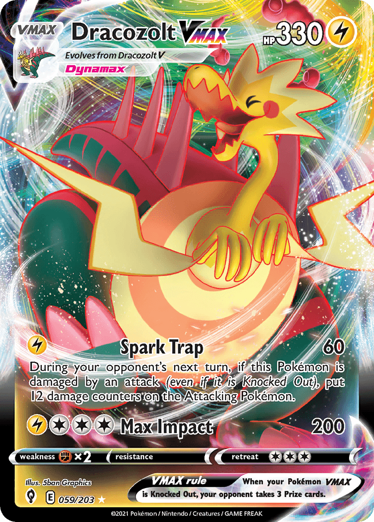 Dracozolt VMAX Pokémon card