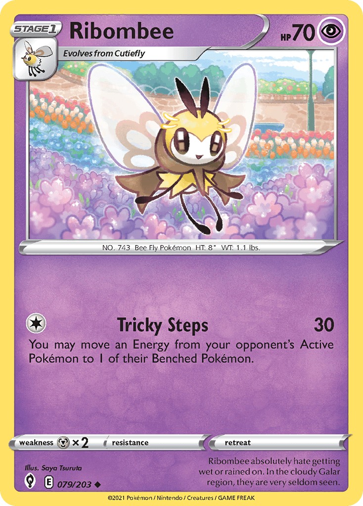 Ribombee Pokémon card
