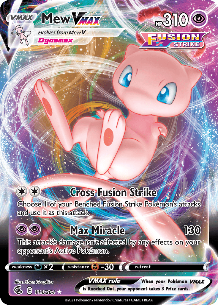 Mew VMAX from Fusion Strike