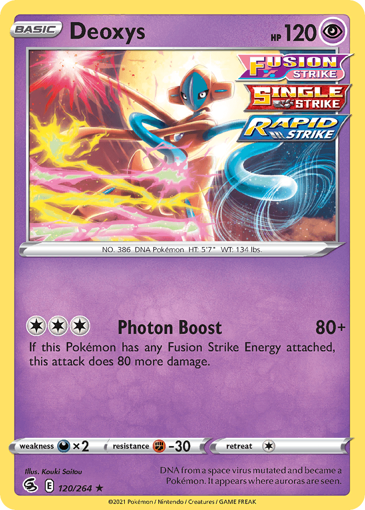 Deoxys from Fusion Strike