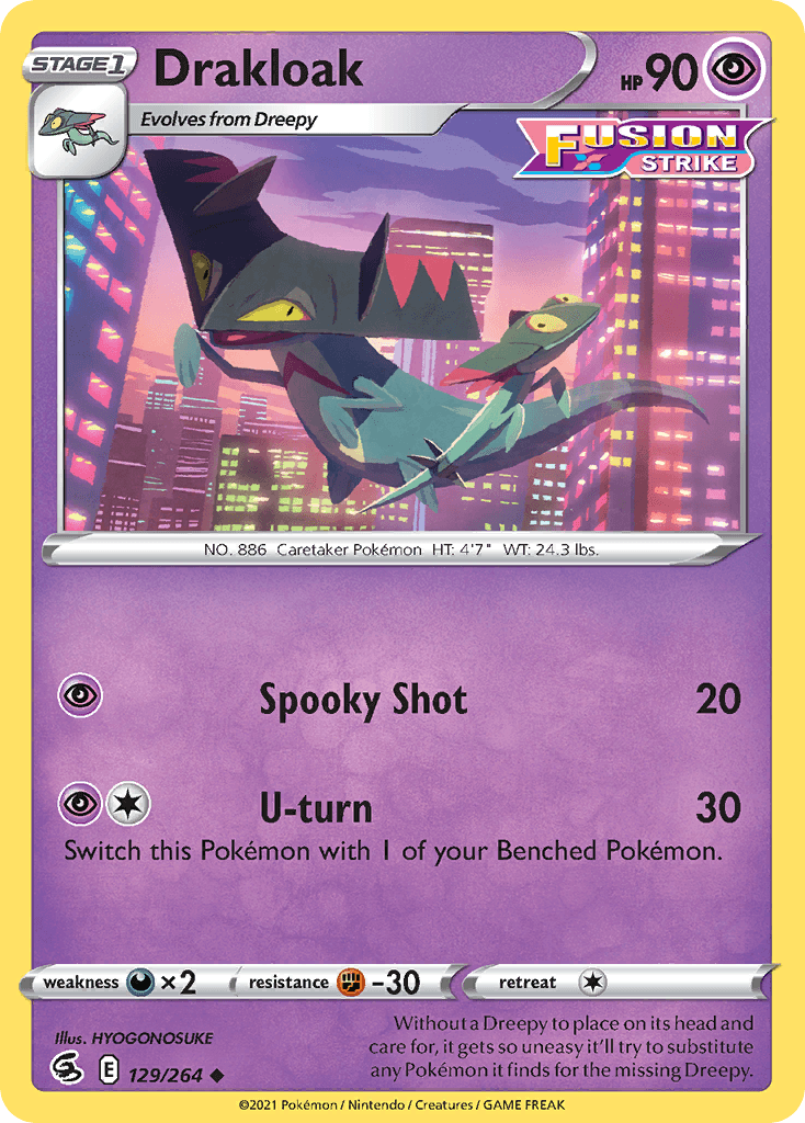 Drakloak illustrated by HYOGONOSUKE