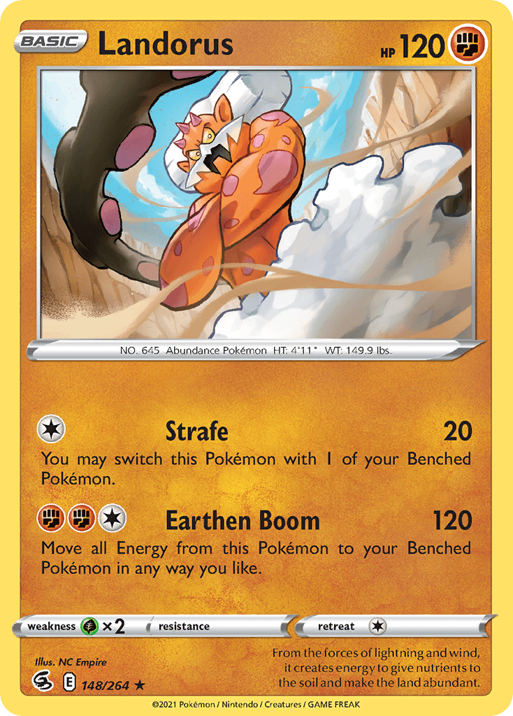 Landorus Pokémon card