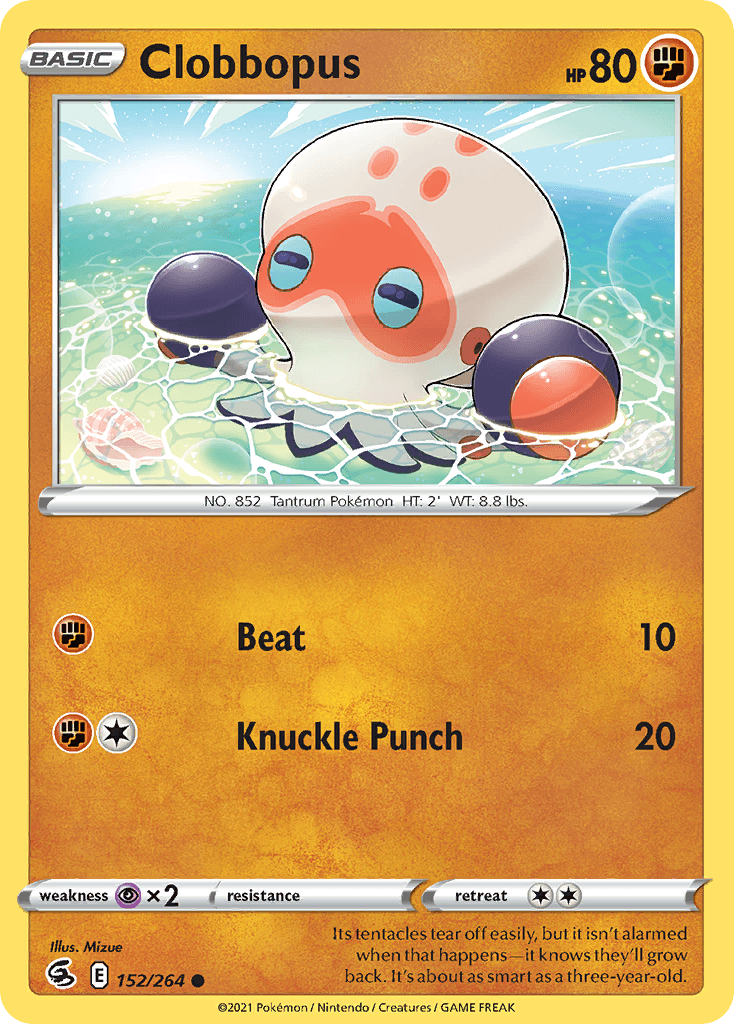 Clobbopus Pokémon card
