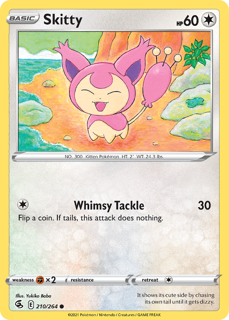 Skitty Pokémon card