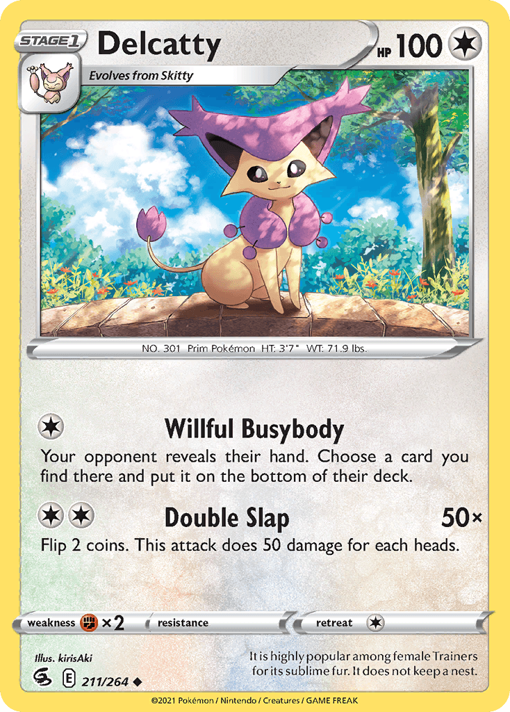 Delcatty Pokémon card