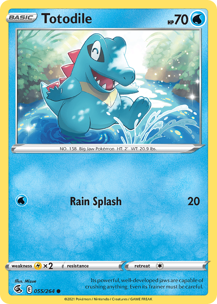 Totodile Pokémon card