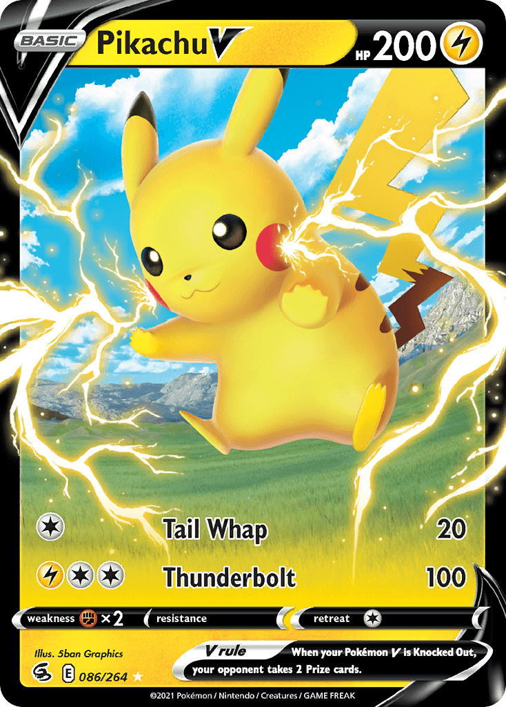 Pikachu V from Fusion Strike