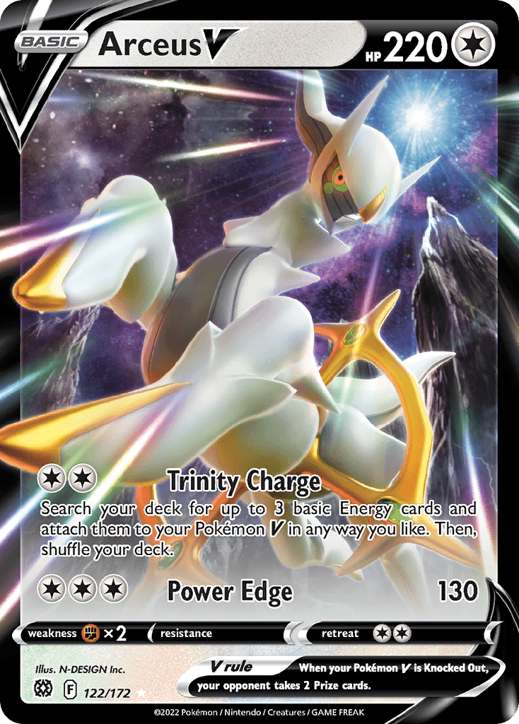 Arceus V — Rare Holo V