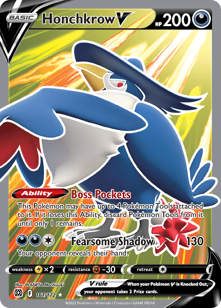 Honchkrow V Pokémon card