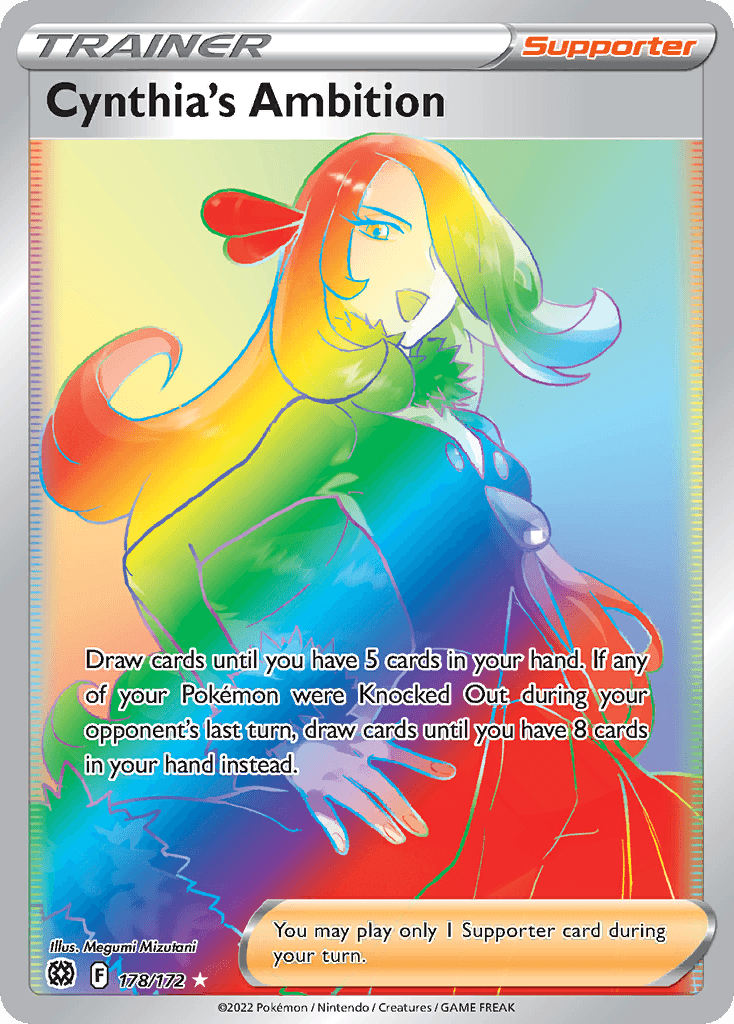 Cynthia's Ambition Pokémon card