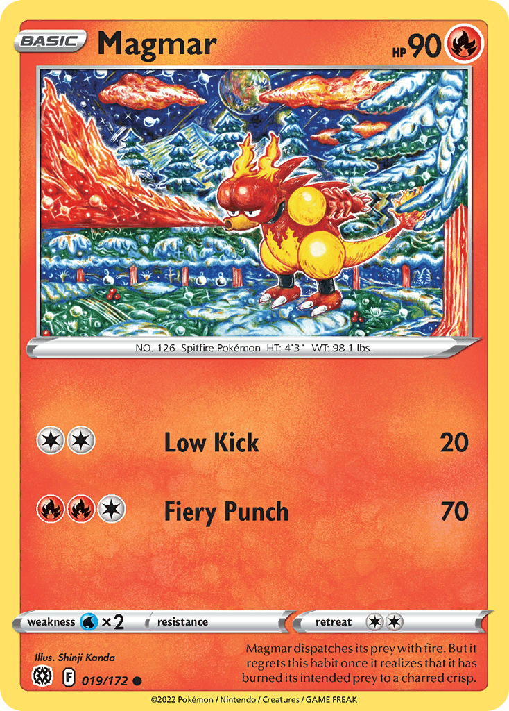 Magmar Pokémon card