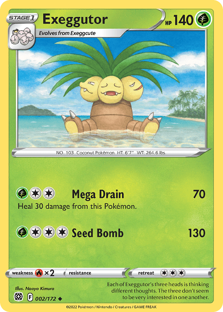 Exeggutor Pokémon card