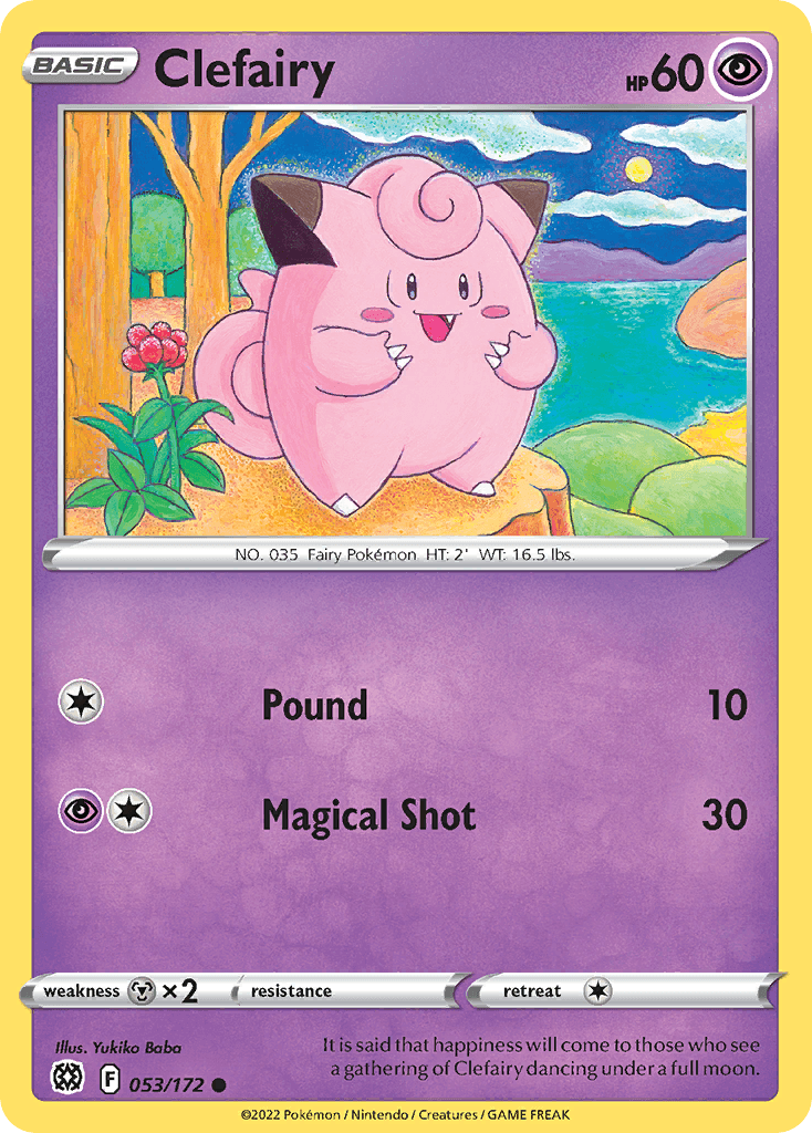 Clefairy Pokémon card