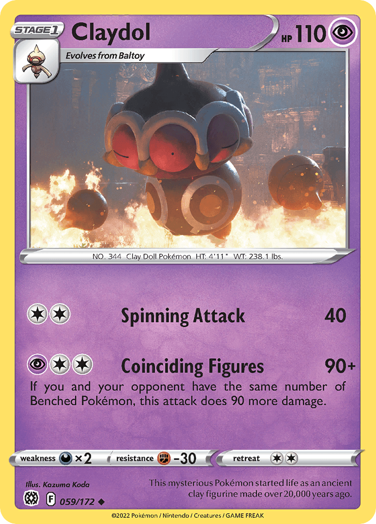 Claydol Pokémon card
