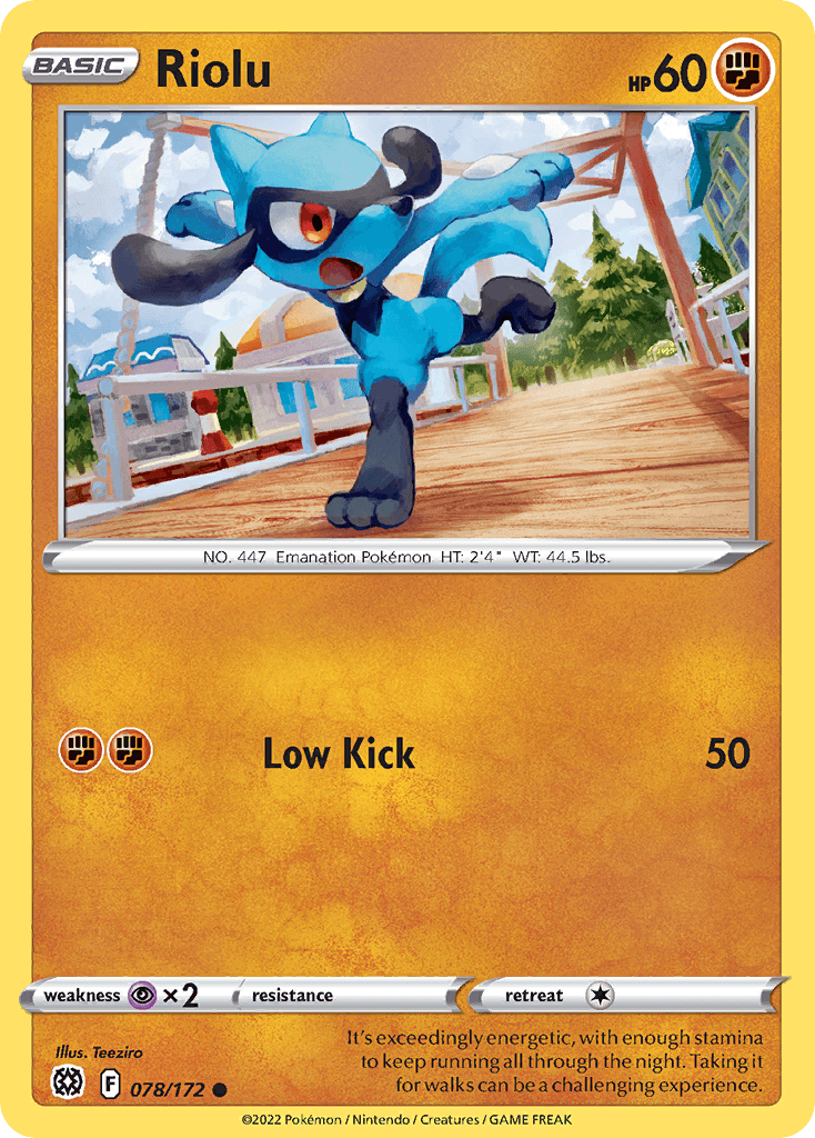 Riolu Pokémon card