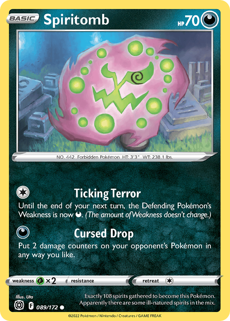 Spiritomb Pokémon card