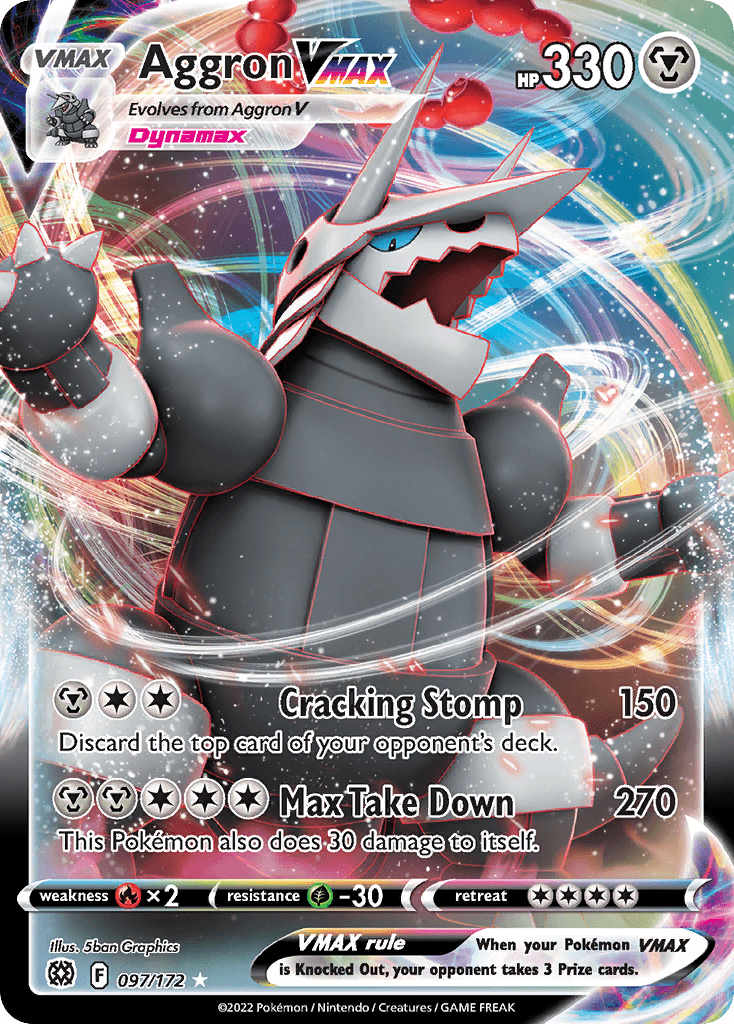 Aggron VMAX Pokémon card