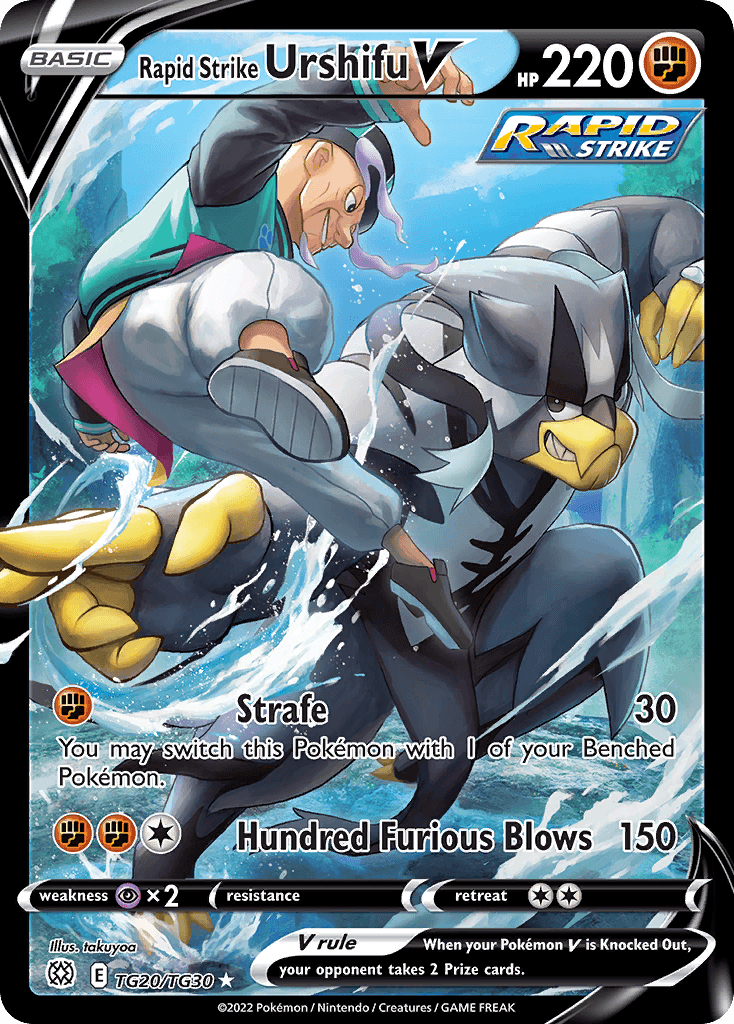Rapid Strike Urshifu V — Rare Holo V