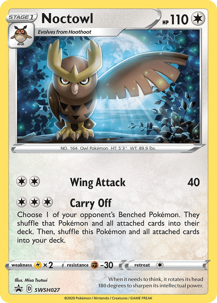 Noctowl Pokémon card