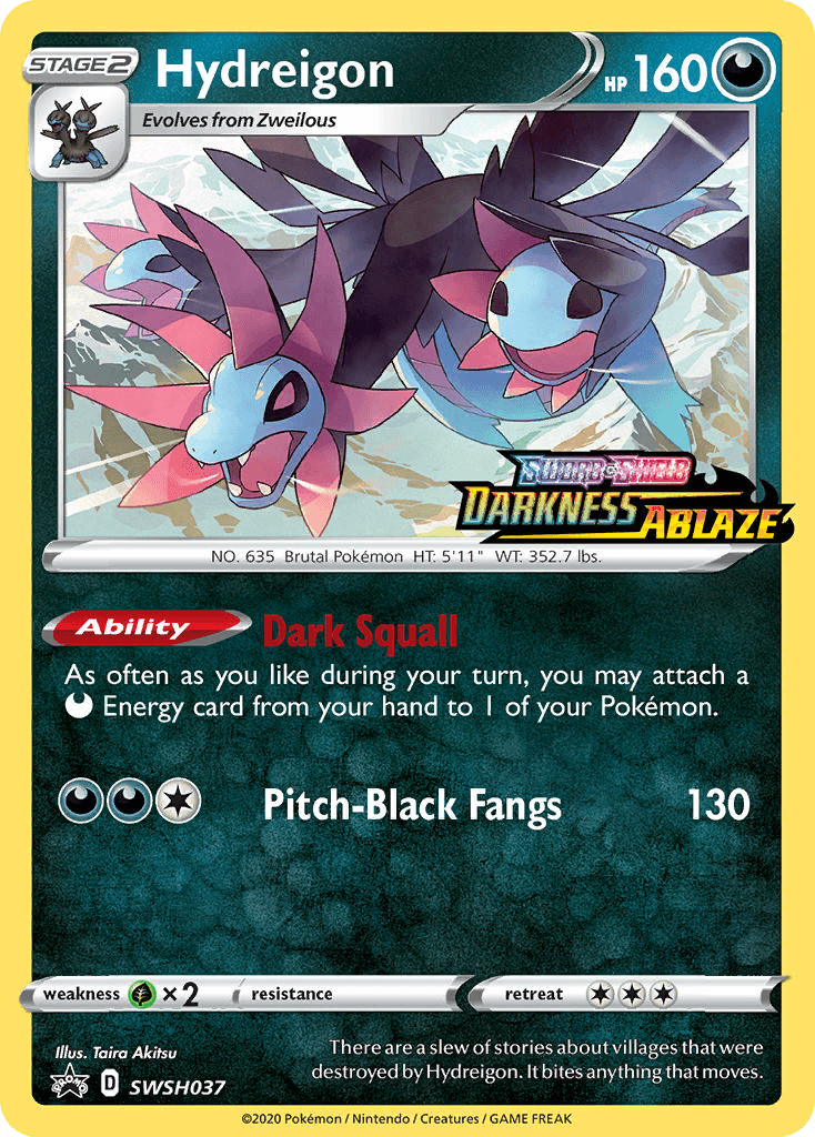 Hydreigon Pokémon card