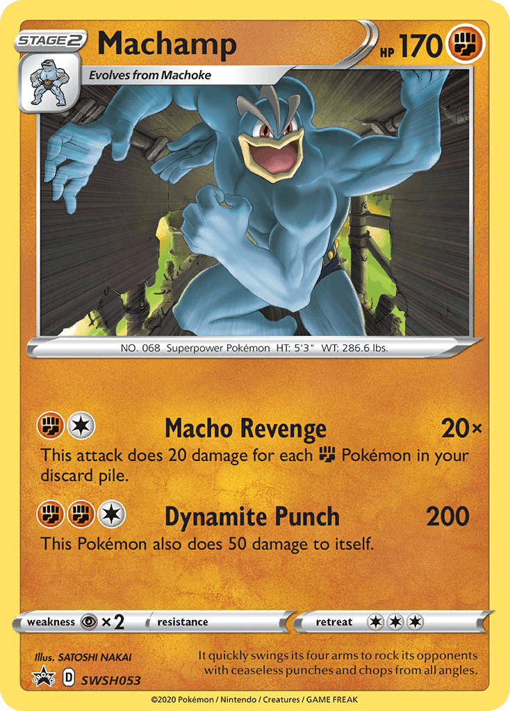 Machamp from SWSH Black Star Promos