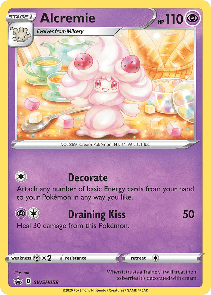 Alcremie Pokémon card
