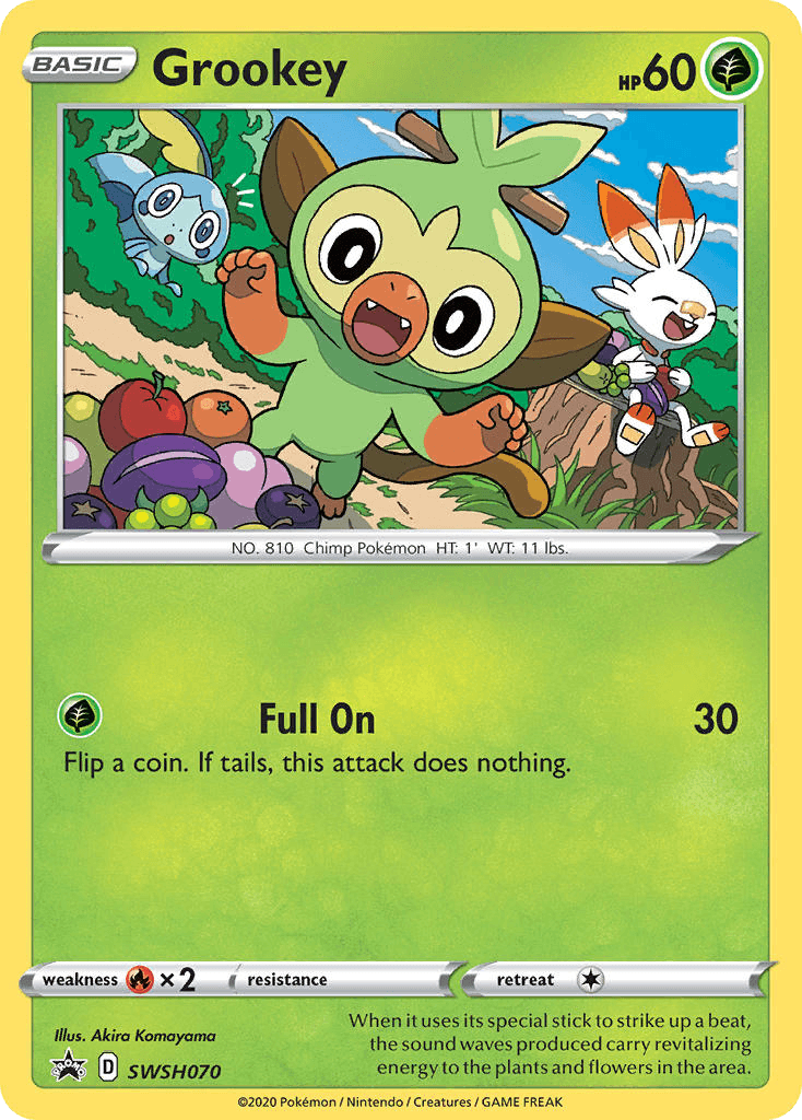 Grookey Pokémon card