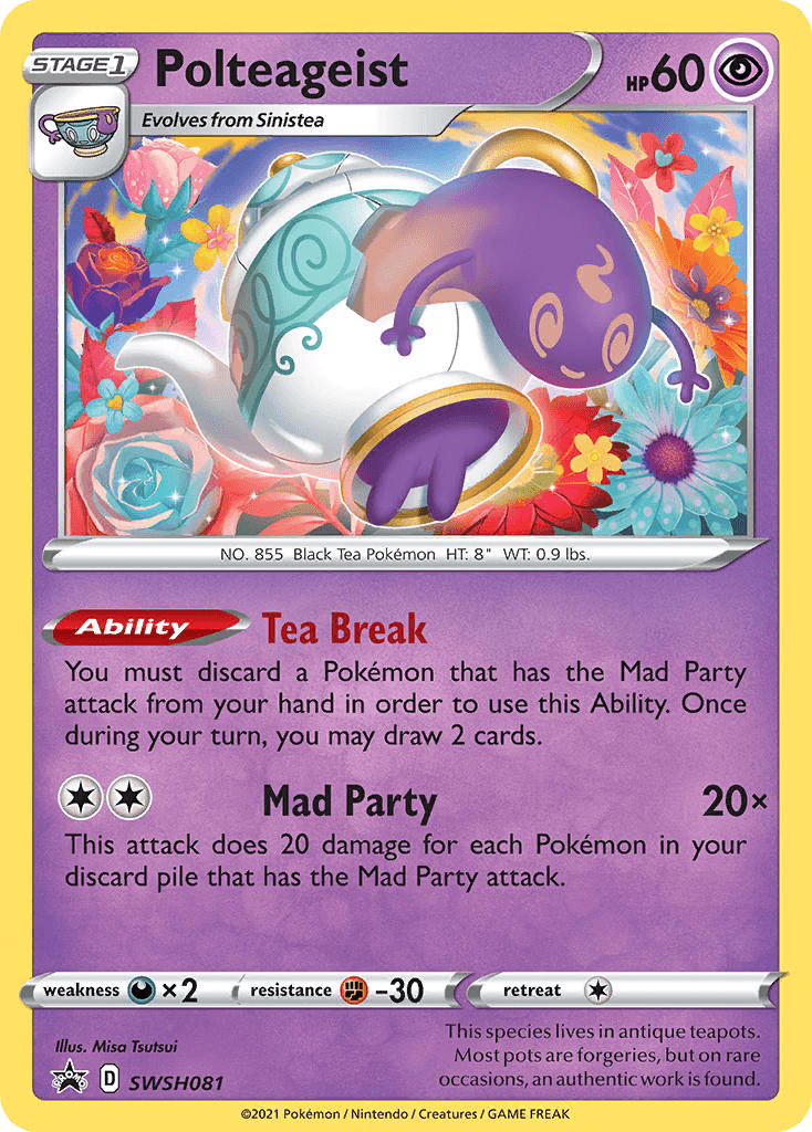 Polteageist Pokémon card