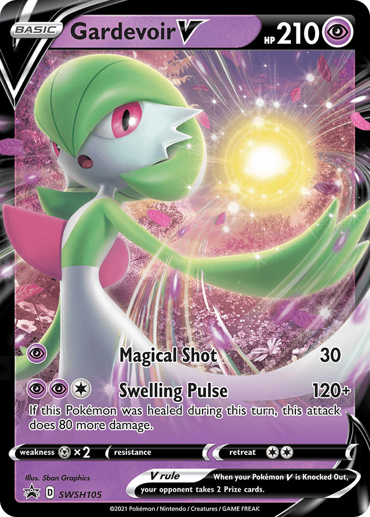 Gardevoir V from SWSH Black Star Promos