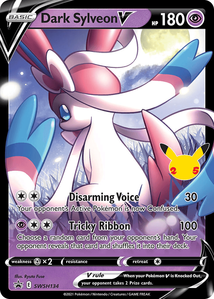 Dark Sylveon V from SWSH Black Star Promos