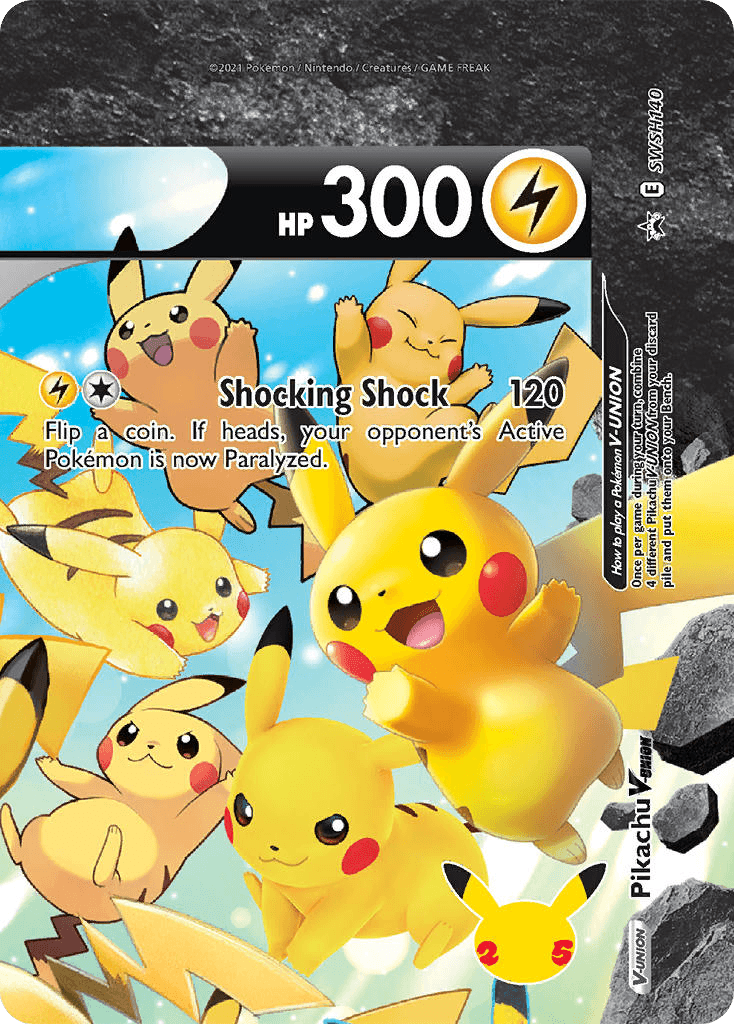 Pikachu V-UNION from SWSH Black Star Promos