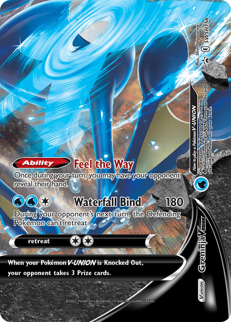 Greninja V-UNION from SWSH Black Star Promos
