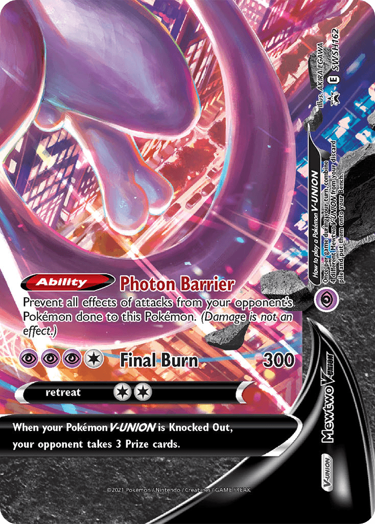 Mewtwo V-UNION from SWSH Black Star Promos