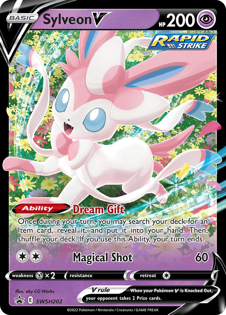 Sylveon V from SWSH Black Star Promos
