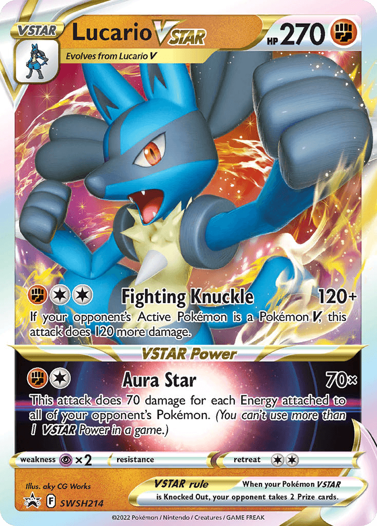 Lucario VSTAR from SWSH Black Star Promos