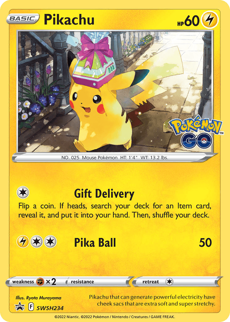 Pikachu from SWSH Black Star Promos