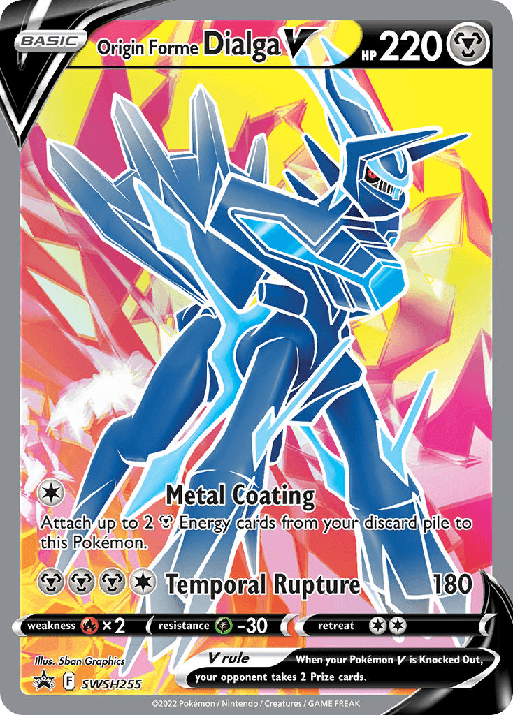 Origin Forme Dialga V from SWSH Black Star Promos