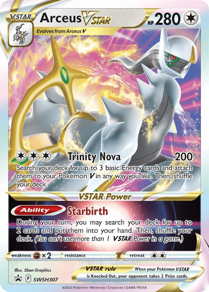 Arceus VSTAR from SWSH Black Star Promos